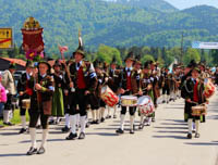 Patronatstag der Bayerischen Gebirgsschützen in Bichl